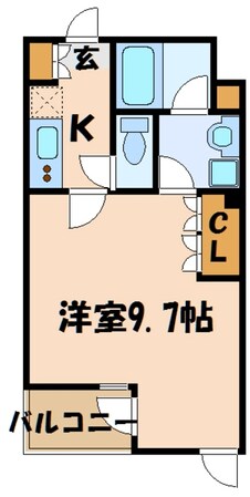 ゼルコバ上高井戸の物件間取画像